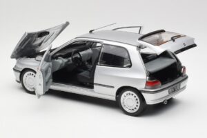 Renault Clio 16S Mk1 Iceberg Gri Norev 1:18 185256 Metal - imaginea 5 din 8