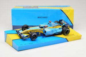 Renault R25 #5 F. Alonso Brazilian GP F1 World Champion 2005 Minichamps 1:18 147051705-R1 Metal - imaginea 8 din 8