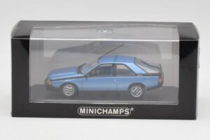 Renault Fuego Albastru Metalizat Minichamps 1:43 400113520 Metal - imaginea 4 din 4