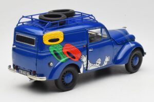 Renault Juvaquatre Michelin Blue Solido 1:18 82008 Metal - imaginea 3 din 8