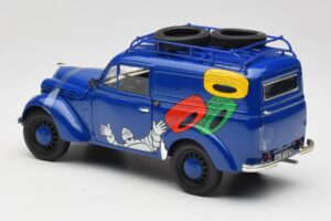 Renault Juvaquatre Michelin Blue Solido 1:18 82008 Metal - imaginea 6 din 8