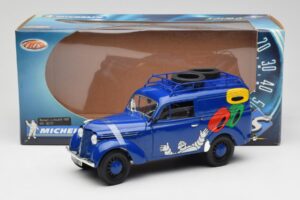 Renault Juvaquatre Michelin Blue Solido 1:18 82008 Metal - imaginea 8 din 8