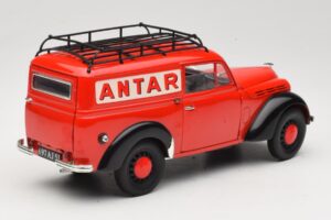 Renault Juvaquatre Utilitaire Roșu Solido 1:18 8424 Metal - imaginea 3 din 8