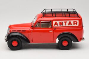 Renault Juvaquatre Utilitaire Roșu Solido 1:18 8424 Metal - imaginea 4 din 8