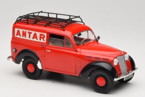 Renault Juvaquatre Utilitaire Roșu Solido 1:18 8424 Metal - imaginea 6 din 8