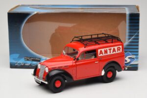 Renault Juvaquatre Utilitaire Roșu Solido 1:18 8424 Metal - imaginea 8 din 8