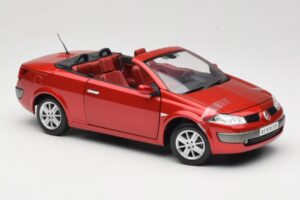 Renault Megane Mk1 CC Roșu Solido 1:18 8152 Metal - imaginea 6 din 8