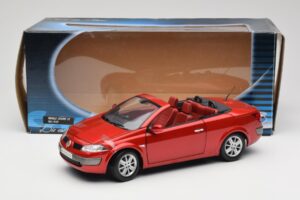 Renault Megane Mk1 CC Roșu Solido 1:18 8152 Metal - imaginea 8 din 8