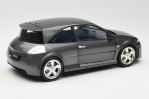 Renault Megane Mk2 RS Vampire Grey Norev 1:18 185101 Metal - imaginea 3 din 8