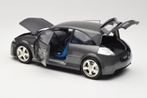 Renault Megane Mk2 RS Vampire Grey Norev 1:18 185101 Metal - imaginea 5 din 8