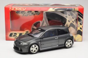 Renault Megane Mk2 RS Vampire Grey Norev 1:18 185101 Metal - imaginea 8 din 8