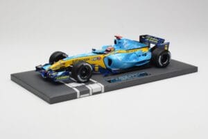 Renault R25 #5 F. Alonso 2nd Place British GP 2005 Minichamps 1:18 117051105 Metal - imaginea 5 din 6