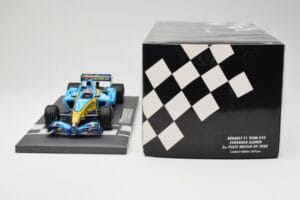 Renault R25 #5 F. Alonso 2nd Place British GP 2005 Minichamps 1:18 117051105 Metal - imaginea 6 din 6
