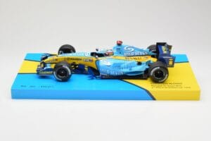 Renault R25 #5 F. Alonso 2nd Place British GP 2005 Minichamps 1:18 147051105 Metal