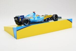 Renault R25 #5 F. Alonso 2nd Place British GP 2005 Minichamps 1:18 147051105 Metal - imaginea 3 din 6