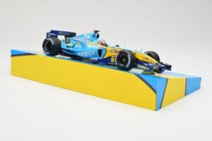 Renault R25 #5 F. Alonso 2nd Place British GP 2005 Minichamps 1:18 147051105 Metal - imaginea 4 din 6