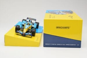 Renault R26 #1 F. Alonso F1 World Champion Brazilian GP 2006 Minichamps 1:18 147061801 Metal - imaginea 6 din 6