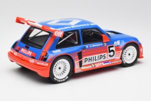 Renault R5 Maxi Turbo #5 Philips J-L. Busquet Superproduction 1987 Otto 1:18 OT1094 Rășină - imaginea 2 din 6