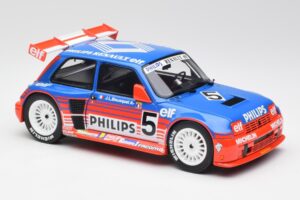 Renault R5 Maxi Turbo #5 Philips J-L. Busquet Superproduction 1987 Otto 1:18 OT1094 Rășină - imaginea 4 din 6