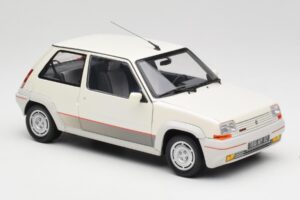 Renault Super 5 GT Turbo Phase 1 Alb Perlat Norev 1:18 185200 Metal - imaginea 6 din 8
