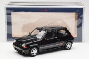 Renault Super 5 GT Turbo Phase 2 Negru Norev 1:18 185244 Metal - imaginea 8 din 8