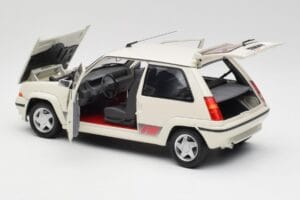 Renault Super 5 GT Turbo Phase 2 Alb Perlat Norev 1:18 185206 Metal - imaginea 5 din 8