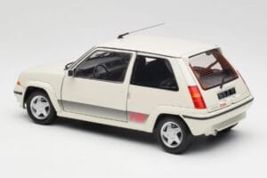 Renault Super 5 GT Turbo Phase 2 Alb Perlat Norev 1:18 185206 Metal - imaginea 7 din 8