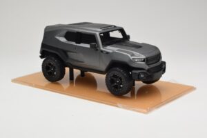 Rezvani Tank Matte Gri DNA 1:18 DNA000009 Metal - imaginea 4 din 6