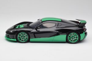 Rimac Nevera Record Monochrome Negru GT Spirit 1:18 GT916 Rășină - imaginea 3 din 6