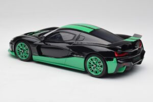 Rimac Nevera Record Monochrome Negru GT Spirit 1:18 GT916 Rășină - imaginea 5 din 6
