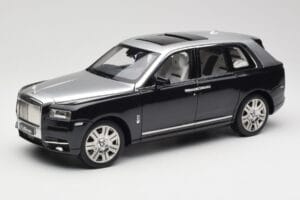 Rolls-Royce Cullinan Negru & Argintiu OEM 1:18 ROLLS001 Metal