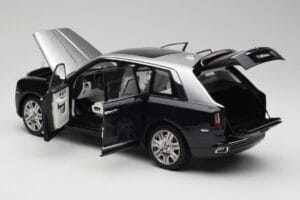 Rolls-Royce Cullinan Negru & Argintiu OEM 1:18 ROLLS001 Metal - imaginea 5 din 8