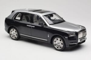 Rolls-Royce Cullinan Negru & Argintiu OEM 1:18 ROLLS001 Metal - imaginea 6 din 8