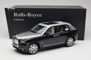 Rolls-Royce Cullinan Negru & Argintiu OEM 1:18 ROLLS001 Metal - imaginea 8 din 8
