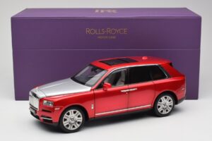 Rolls-Royce Cullinan Roșu Cu Shadow Wheels OEM 1:18 028-18A Metal - imaginea 8 din 8