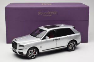 Rolls-Royce Cullinan Argintiu Cu Shadow Wheels OEM 1:18 028-16A Metal - imaginea 8 din 8