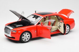 Rolls-Royce Ghost Roșu & Argintiu Kyosho 1:18 008802RS Metal - imaginea 2 din 8