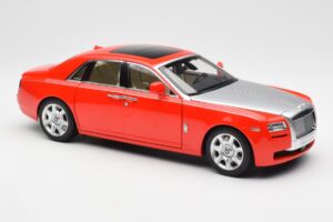 Rolls-Royce Ghost Roșu & Argintiu Kyosho 1:18 008802RS Metal - imaginea 6 din 8