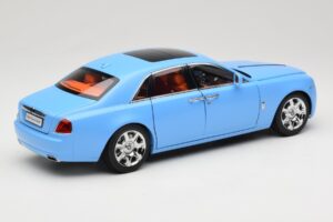 Rolls-Royce Ghost Series I Albastru Deschis Kyosho 1:18 08802LB Metal - imaginea 3 din 8
