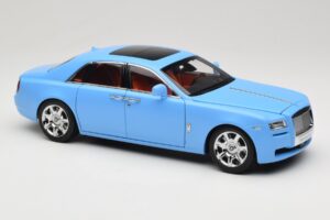 Rolls-Royce Ghost Series I Albastru Deschis Kyosho 1:18 08802LB Metal - imaginea 6 din 8