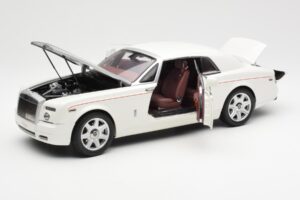 Rolls-Royce Phantom Coupe English Alb Argintiu Kyosho 1:18 08861EW Metal - imaginea 2 din 8