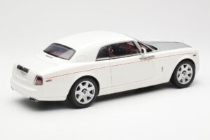 Rolls-Royce Phantom Coupe English Alb Argintiu Kyosho 1:18 08861EW Metal - imaginea 3 din 8