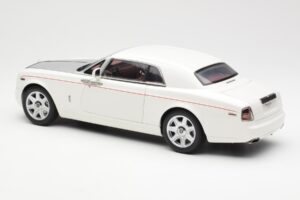 Rolls-Royce Phantom Coupe English Alb Argintiu Kyosho 1:18 08861EW Metal - imaginea 7 din 8