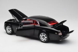 Rolls-Royce Phantom Coupe Diamond Negru Kyosho 1:18 08862DBK Metal - imaginea 5 din 8