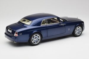 Rolls-Royce Phantom Coupe Metropolitan Albastru Kyosho 1:18 08862BLM Metal - imaginea 3 din 8