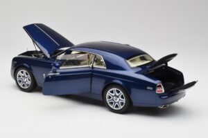Rolls-Royce Phantom Coupe Metropolitan Albastru Kyosho 1:18 08862BLM Metal - imaginea 5 din 8