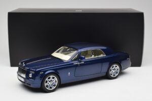 Rolls-Royce Phantom Coupe Metropolitan Albastru Kyosho 1:18 08862BLM Metal - imaginea 8 din 8