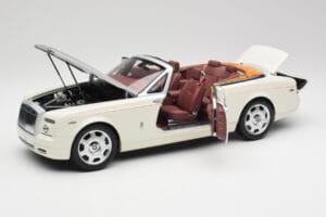 Rolls-Royce Phantom Drophead Coupe English Alb Kyosho 1:18 08871EW2 Metal - imaginea 2 din 10