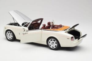 Rolls-Royce Phantom Drophead Coupe English Alb Kyosho 1:18 08871EW2 Metal - imaginea 7 din 10