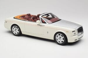 Rolls-Royce Phantom Drophead Coupe English Alb Kyosho 1:18 08871EW2 Metal - imaginea 8 din 10